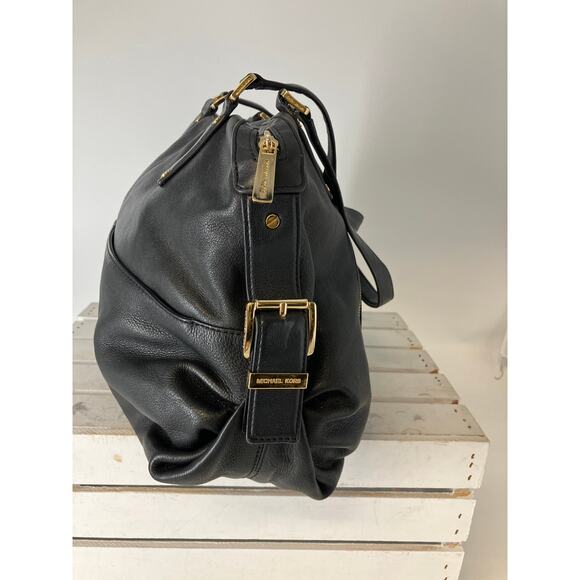 MICHAEL KORS, LARGE BLACK PEBBLED LEATHER WOMENS HADNBAG - Picture 2 of 16